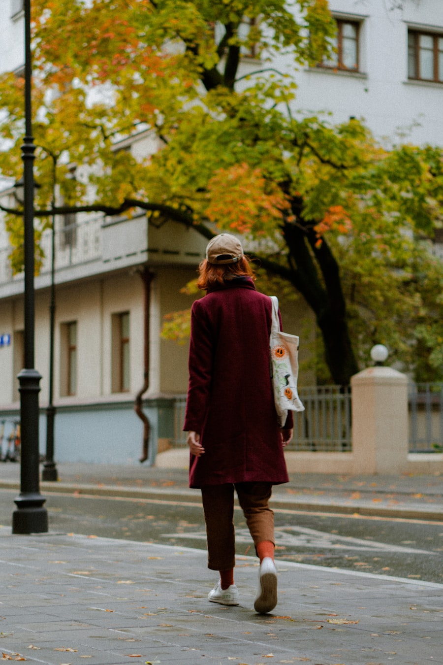 Autumn knitwear in warm tones